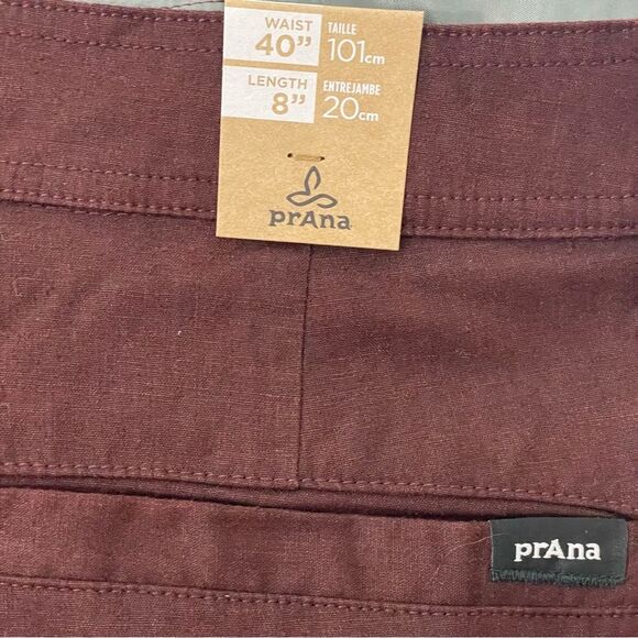 NWT Prana Men’s‎ Furrow Shorts in Cacao Size 40 inseam 8” 1970561 - Picture 4 of 6